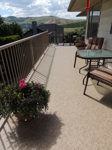 Simple Fix for an Ugly Vinyl Patio or Deck – New Vinyl Membrane