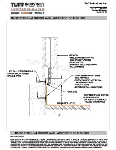 TD-08D-STRIP-IN-AT-STUCCO-WALL,-WITH-TUFF-CLAD-FLASHING TD-08D-STRIP-IN-AT-STUCCO-WALL,-WITH-TUFF-CLAD-FLASHING