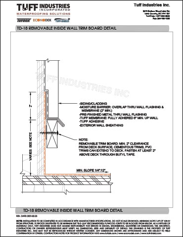 TD-18-REMOVABLE-INSIDE-WALL-TRIM-BOARD-DETAIL TD-18-REMOVABLE-INSIDE-WALL-TRIM-BOARD-DETAIL