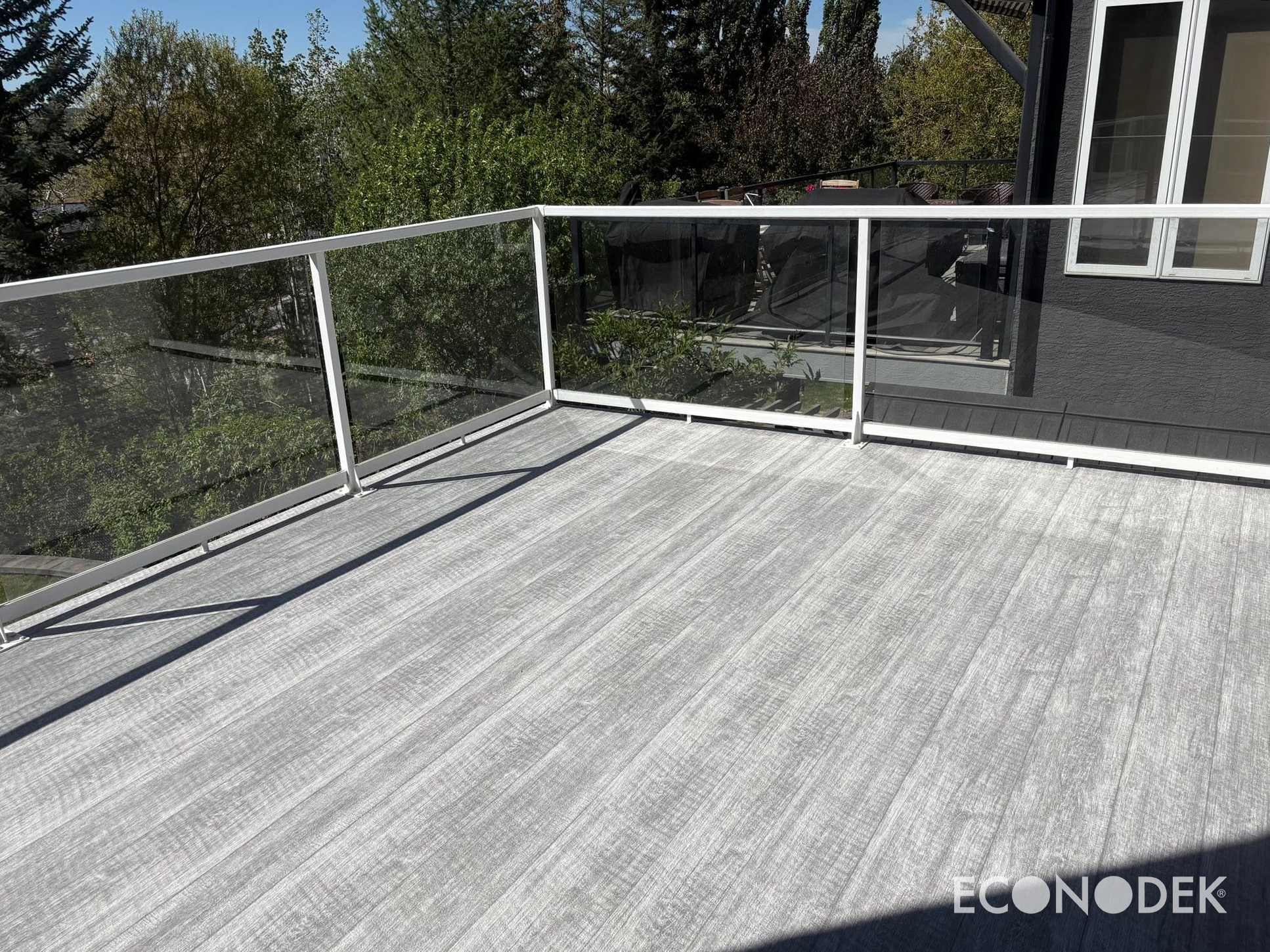 Econodek Grey Timber Installation