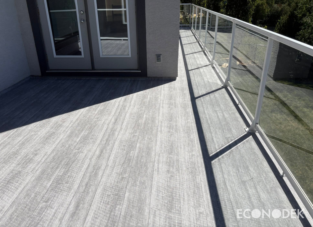 Econodek Grey Timber Installation